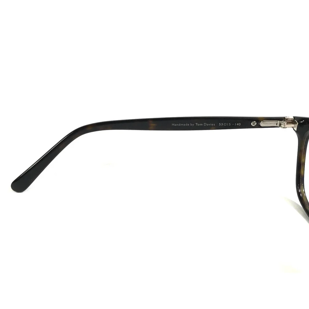 Tom Davies Eyeglasses Frames TD732 Col. 1980 Brown Tortoise Cat Eye 53-15-140